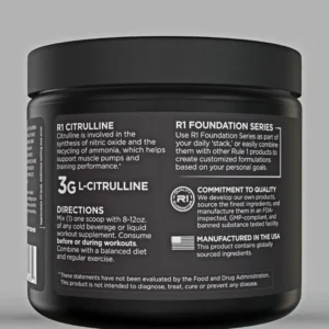 RULE 1 Citrulline 60 Servings