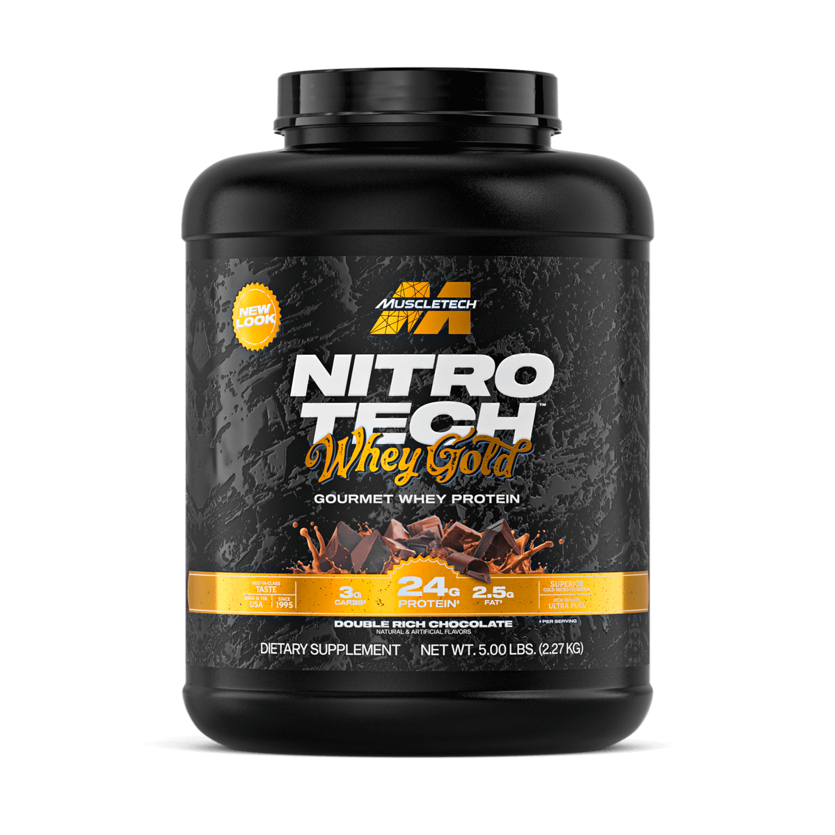 MuscleTech NITROTECH 100% Whey Gold 5 lbs